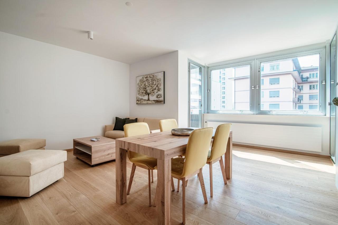 Palace Apartment By Quokka 360 - 2 Minutes From Lugano Lido מראה חיצוני תמונה