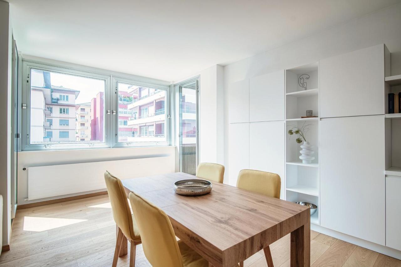Palace Apartment By Quokka 360 - 2 Minutes From Lugano Lido מראה חיצוני תמונה
